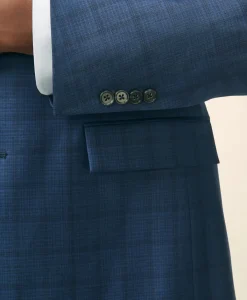 American-Made Classic Fit Multi-Checked 1818 Suit