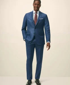 American-Made Classic Fit Multi-Checked 1818 Suit
