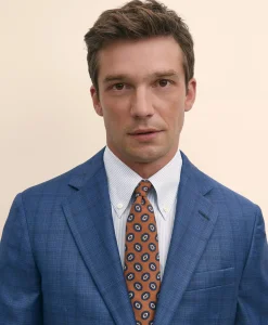 American-Made Slim Fit Multi Checked 1818 Suit