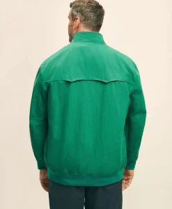 Big & Tall Bomber Jacket in Cotton Blend