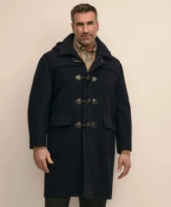 Big & Tall Classic Wool Duffle Coat