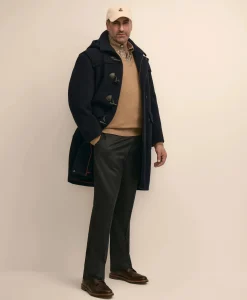 Big & Tall Classic Wool Duffle Coat