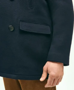 Big & Tall Classic Wool Pea Coat