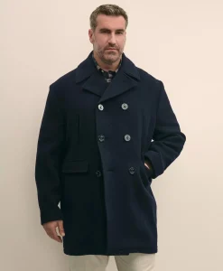 Big & Tall Classic Wool Pea Coat