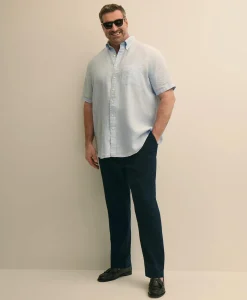 Big & Tall Cotton Seersucker Pants