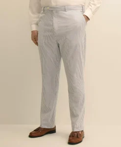 Big & Tall Cotton Seersucker Pants