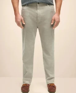 Big & Tall Five-Pocket Stretch Corduroy Cotton Pants