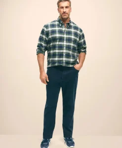 Big & Tall Five-Pocket Stretch Corduroy Cotton Pants