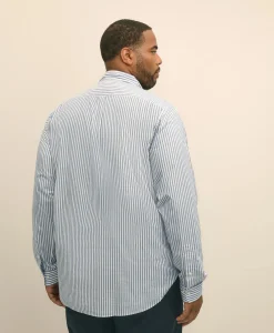 Big & Tall Friday Shirt, Poplin Bengal Stripe