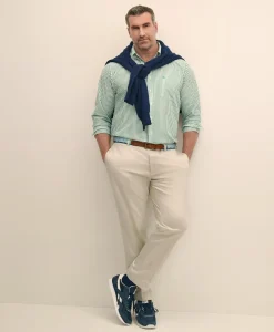 Big & Tall Friday Shirt, Poplin Bengal Stripe