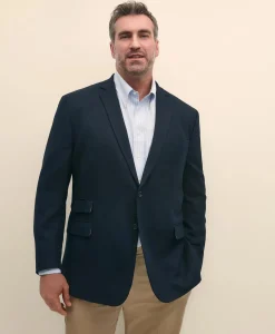 Big & Tall Hopsack Blazer