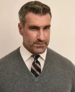 Big & Tall 3-Ply Cashmere V-Neck Sweater