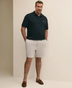 Big & Tall Stretch Cotton Seersucker Shorts