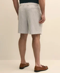 Big & Tall Stretch Cotton Seersucker Shorts