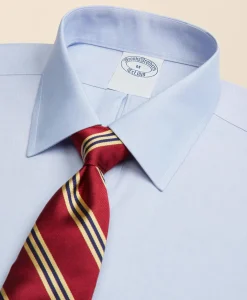Big & Tall Stretch Dress Shirt, Non-Iron Pinpoint Spread Collar