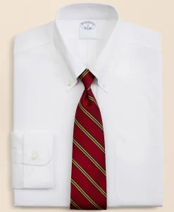 Big & Tall Stretch Dress Shirt, Non-Iron Pinpoint Button-Down Collar