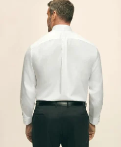 Big & Tall Stretch Dress Shirt, Non-Iron Pinpoint Spread Collar