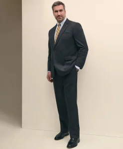 Big & Tall Stretch Wool Two-Button 1818 Suit