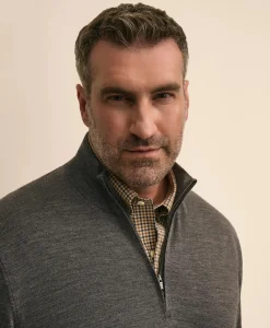 Big & Tall Ultimate Merino Wool Quarter-Zip Sweater