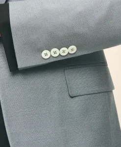 Black Fleece Shawl Collar Dinner Jacket in Silk Hopsack