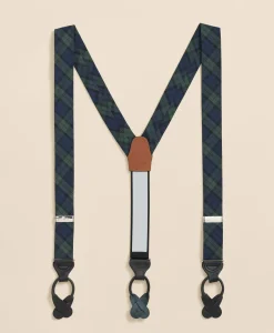 Black Watch Tartan Suspenders