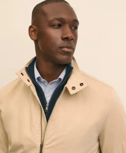 Bomber Jacket in Cotton Blend