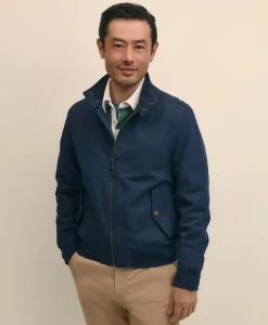 Bomber Jacket in Cotton Blend