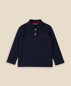 Boys Cotton-Blend Pique Polo Shirt