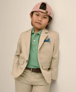 Boys Junior Stretch Cotton Suit Jacket