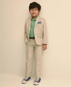 Boys Junior Stretch Cotton Suit Jacket