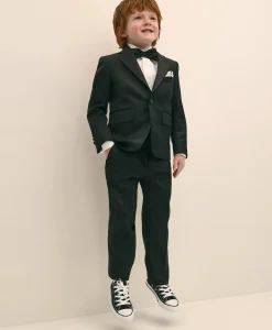Boys Junior Stretch Wool Tuxedo Pants