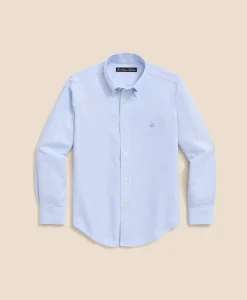 Boys Non-Iron Stretch Cotton Oxford Sport Shirt