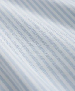 Boys Non-Iron Stretch Cotton Striped Oxford Sport Shirt