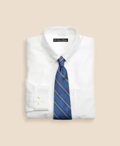 Boys Non-Iron Supima® Oxford Polo Button-Down Dress Shirt