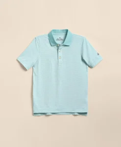 Boys Performance Series Micro-Stripe Polo