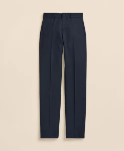 Boys Prep Plain-Front Wool Suit Pants