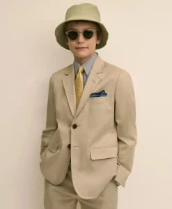 Boys Prep Stretch Cotton Suit Jacket