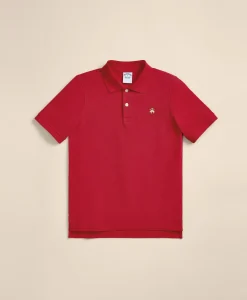 Boys Short-Sleeve Pique Polo