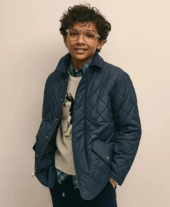 Boys Water-Repellent Quilted Jacket