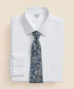 Brooks Brothers Explorer Collection Non-Iron Twill Ainsley Collar, Dress Shirt