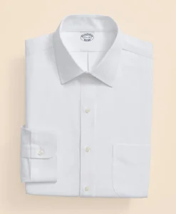 Brooks Brothers Explorer Collection Non-Iron Twill Ainsley Collar, Dress Shirt