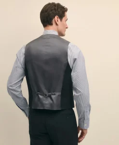 Brooks Brothers Explorer Collection Classic Fit Wool Suit Vest