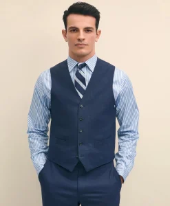 Brooks Brothers Explorer Collection Classic Fit Wool Suit Vest
