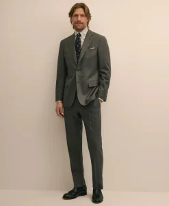 Brooks Brothers Explorer Collection Slim-Fit Wool Pinstripe Suit Pants