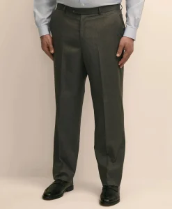 Brooks Brothers Explorer Collection Big & Tall Stretch Wool Blend Pinstripe Suit Pants