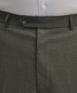 Brooks Brothers Explorer Collection Big & Tall Stretch Wool Blend Pinstripe Suit Pants