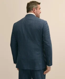 Brooks Brothers Explorer Collection Big & Tall Wool Overcheck Suit Jacket