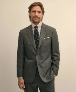 Brooks Brothers Explorer Collection Slim-Fit Pinstripe Wool Suit Jacket