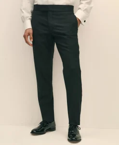 Brooks Brothers Explorer Collection Slim Fit Wool Tuxedo Pants