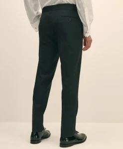 Brooks Brothers Explorer Collection Slim Fit Wool Tuxedo Pants